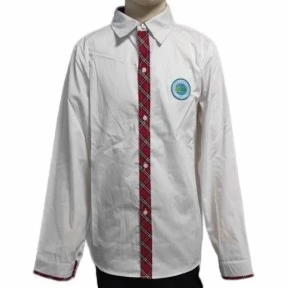 Long-Sleeved Academic Uniform Blouse
