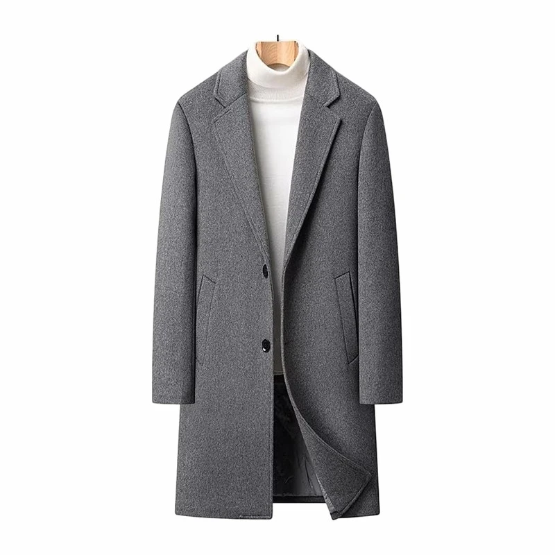 Notch Lapel Wool Coat suppliers